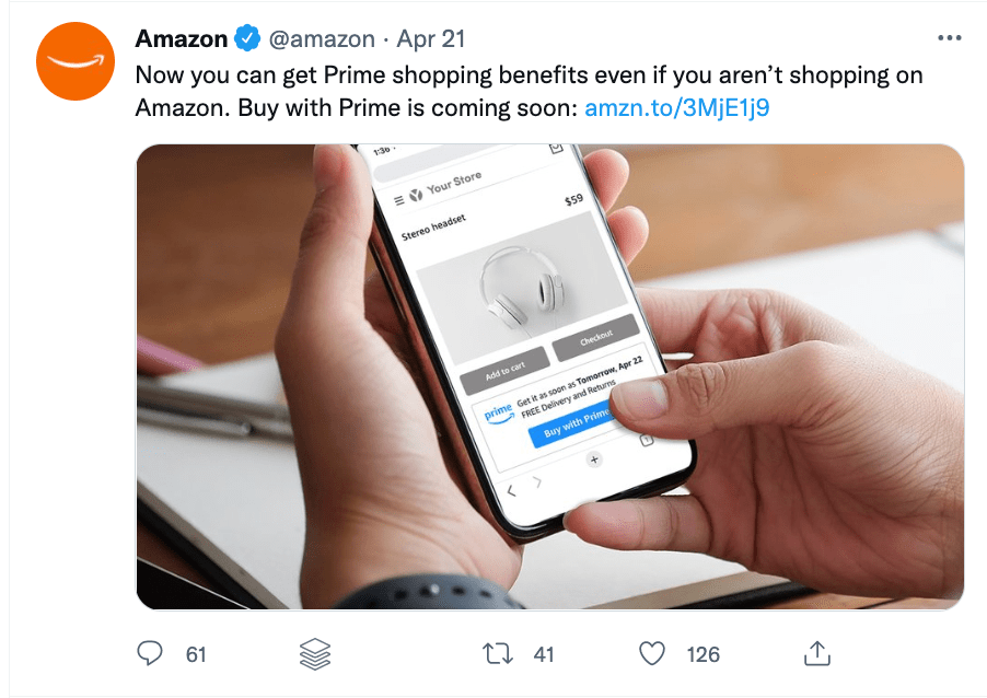 Amazon branded links