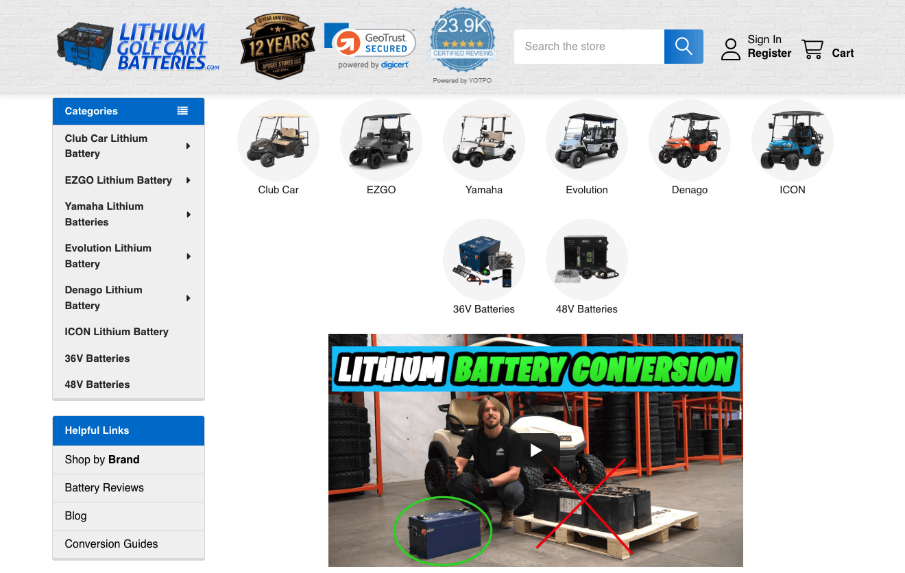 LithiumGolfCartBatteries.com