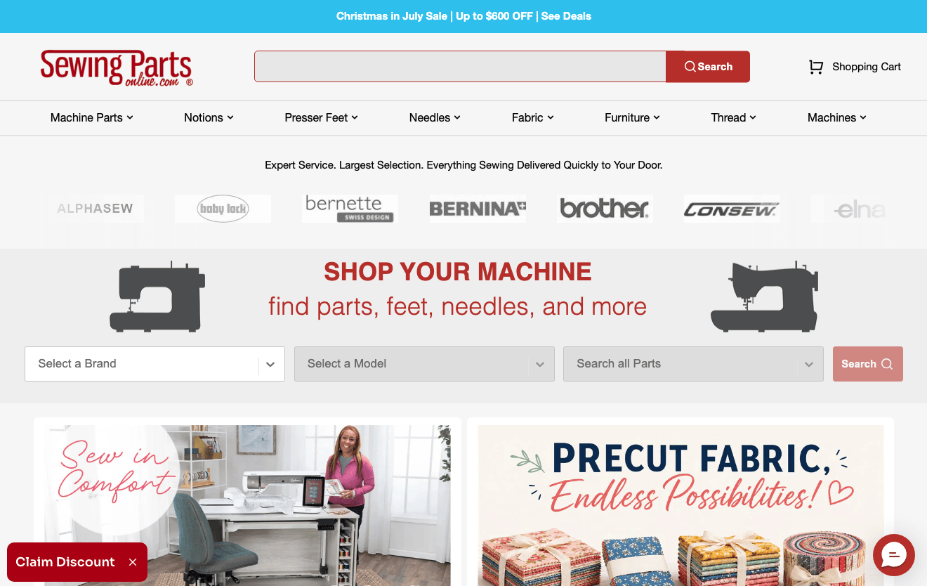 Sewing Parts Online